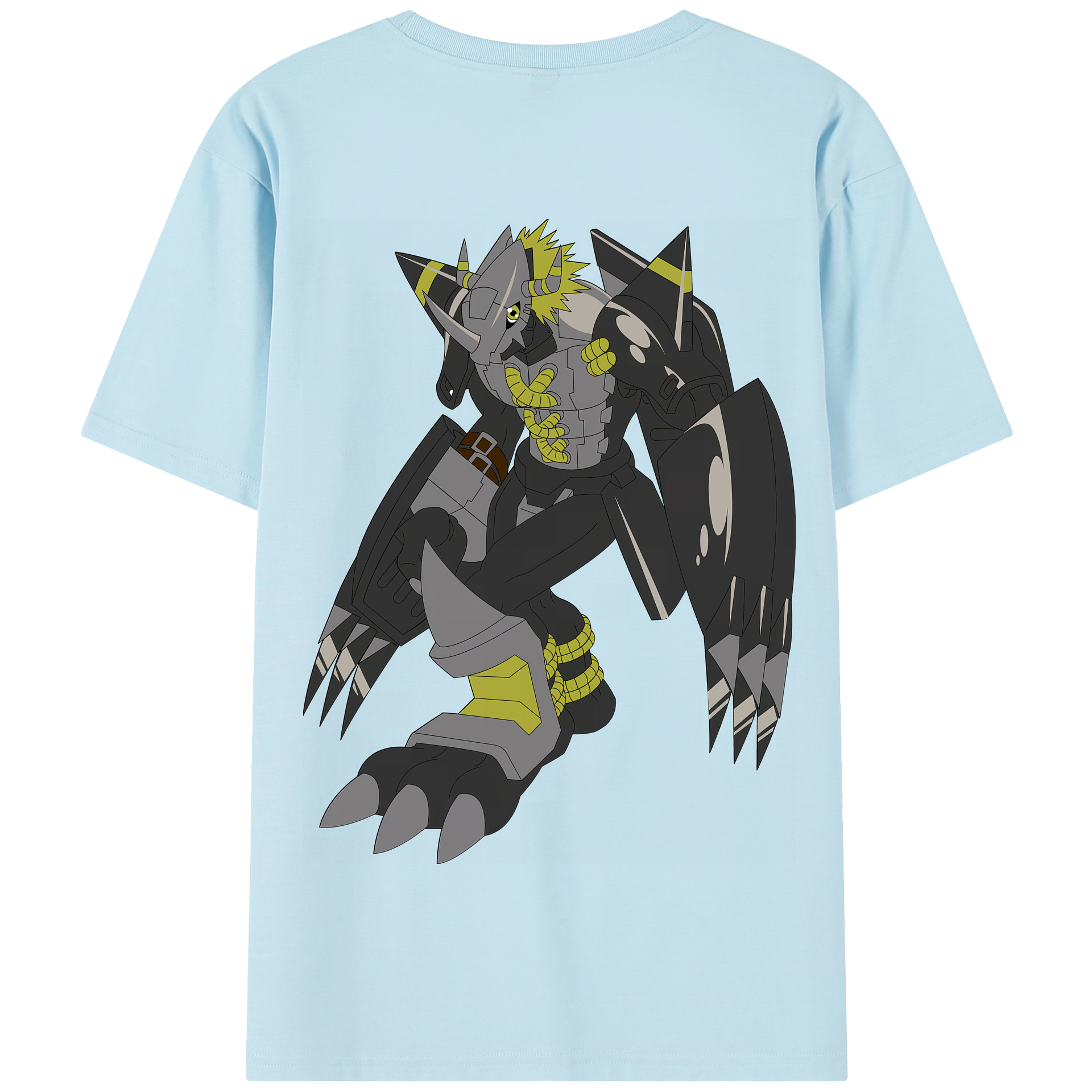 （画像用） Digimon デジタルモンスター/デジモン 綿100％半袖Tシャツ（背面プリント）